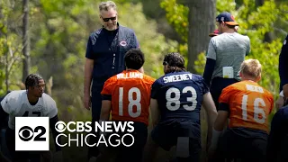 Chicago Bears begin OTAs with offensive struggles, some key absences from practice