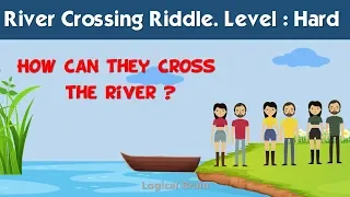 Can You Solve  River Crossing Couple Riddle? Couple River Crossing ||