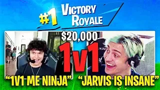 I Played Fortnite Vs Ninja for $20,000 (FaZe Jarvis Vs Ninja)