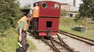 Putting a steam train to bed