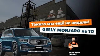 Такого мы еще не видели ! GEELY MONJARO на ТО