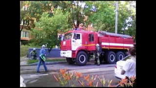 Пожар в доме Билибиных в Калуге.