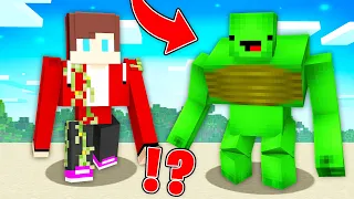 JJ is a MUTANT GOLEM, Mikey is a MUTANT ZOMBIE! Mikey SAVES JJ in Minecraft Maizen