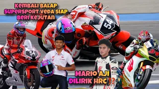 Veda Kembali Balap Supersport‼️Di Rekrut Team Jepang Mario Aji Didukung Penuh HRC