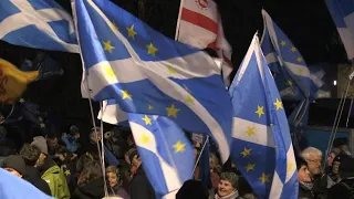 Hundreds gather for pro-EU protest in Edinburgh | AFP