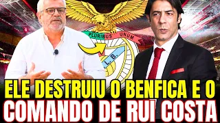 😮MINHA NOSSA! ELE DESTRUIU A DIREÇÃO DO BENFICA E RUI COSTA! NOTÍCIAS DO BENFICA! BENFICA