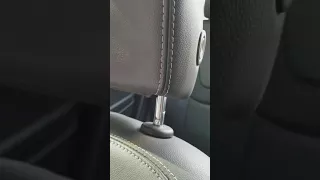 HOW TO REMOVE FRONT HEADREST ON A 2013 CHEVY VOLT