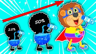 Leo, Drink Enough Water! Yes Yes! Stay Healthy - Learn Healthy Habits | Lion Family | Cartoon