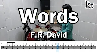 Words - F R  David (킹드럼/김미숙) 드럼연주/드럼악보