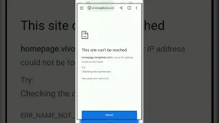 How to Fix This site can't be reached in Android Mobile || this site cannot be reached google chrome