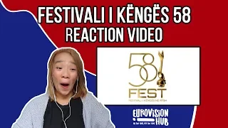 Albania | Festivali i Këngës 58 | Reaction Video