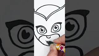 Drawing Owlette's Face #drawingowlette