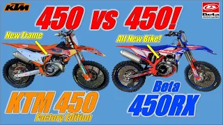 2024 Beta 450RX vs 2024.5 KTM 450 Factory Edition