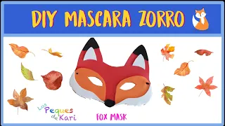 👉 ¿Cómo hacer una máscara de zorro? 🦊