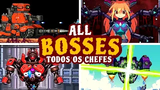 Super Alloy Ranger - All Bosses + Ending (Todos os Chefes)