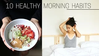 HEALTHY MORNING HABITS » + printable checklist