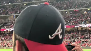 BRAVES WALK OFF LIVE!!!(FANS REACTION TO INSANE GAME/FINISH)