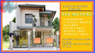 Small House Design Ideas 5x8 Meters w/ Floor Plan