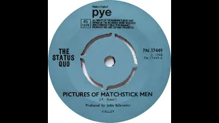 UK New Entry 1968 (20) The Status Quo - Pictures Of Matchstick Men