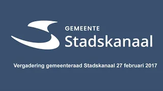 Raadsvergadering 27 februari 2017