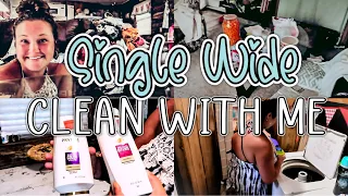 MOBILE HOME CLEAN WITH ME || OLD SINGLE WIDE CLEANING MOTIVATION || SMALL OLLIES HAUL