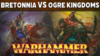 Bretonnia vs Ogre Kingdoms Warhammer Fantasy 8th Edition Battle Report