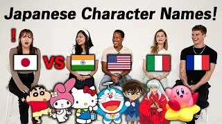 Japanese was shocked by Anime Character Pronunciation Around The World!!