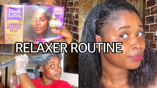 Relaxing My Hair With Dark And Lovely Relaxer For The First Time