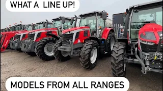 All the ranges from the Massey Ferguson stable in one BIG line up!