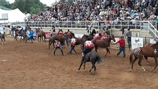 Sheridan Wyo Indian Relay heat 2 Saturday 2019