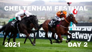 Cheltenham Festival 2021 - Day 2 All Finishes