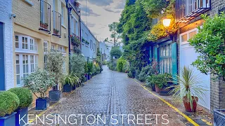 London Kensington Side Streets & Mews - 4K HDR Walk