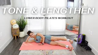 Pilates Lower Body Workout - Beginner Friendly! No Equipment Needed