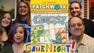 Patchwork Doodle - GameNight! Se7 Ep44 - How to Play and Playthrough