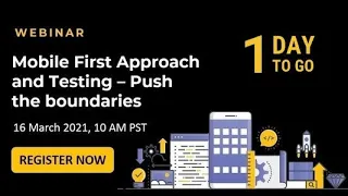 [Upcoming Webinar] Mobile First Approach & Testing | LambdaTest & Applitools | 16th March, 10AM PST