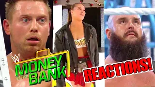 WWE MONEY IN THE BANK 2018 REACTIONS! ELLSWORTH RETURNS TO WWE! SHOCKING RESULTS