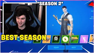 BUGHA Reacts TO *NEW* CHAPTER 2: SEASON 2 Battle Pass (100% Unlocked)