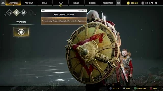 God of War easter egg - How to get the Spartan shield and Tyr's Unity shield