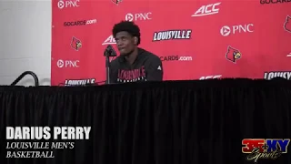 Darius Perry - Louisville Basketball Post Game vs. Vermont