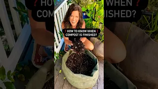 When compost is ready-do you know?