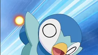 Togekiss saves piplup from gible's draco meteor | Pokemon DP series