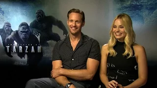 The Legend of Tarzan interview: hmv.com talks to Alex Skarsgård , Margot Robbie & Djimon Honsou