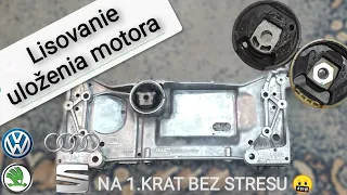 Lisovanie uloženia motora na napravnici  NA 1.KRAT BEZ STRESU 🤬