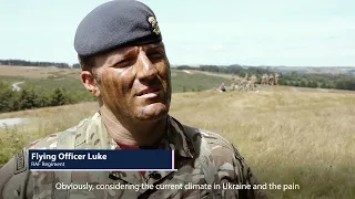 RAF Regiment train with Ukrainian partner forces in North Yorkshire