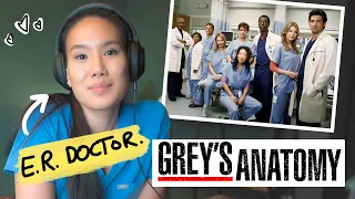ER Doctor Reacts: GREY'S ANATOMY!