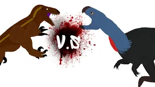 (DC2) Velociraptor V.S Gigantoraptor