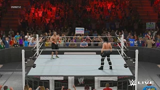 WWE TLC 2014 - John Cena vs Seth Rolllins Table Full Match!!