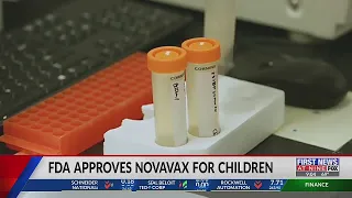 FDA approves Novavax for children 12-17