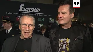 Stan Lee’s daughter makes rare appearance for father’s fan memorial