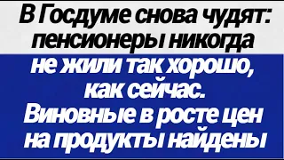 ВОТ ЭТО ДА! В Госдуме снова чудят пенсионеры никогда не жили так хорошо, как сейчас